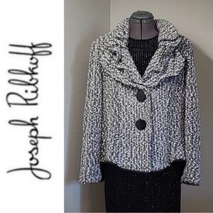 Joseph Ribkoff Monochrome Textured Blazer